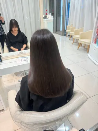 ミディアム 曲がる縮毛/カルマパ ーマ/池袋/横村大全のヘアスタイル