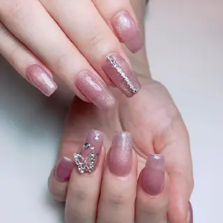 ネイル ロング ☺︎山部 志麻☺︎のネイルデザイン