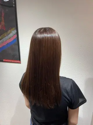 ロング カラー パーマ ヘアアレンジ メンズ キッズ ネイル マツエク・マツパ Selene 難波店 店長SHINTANIのヘアスタイル