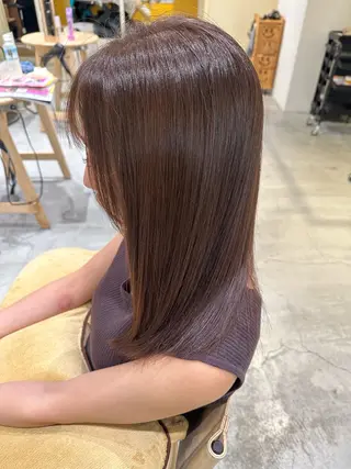 セミロング 根本 教矢のヘアスタイル