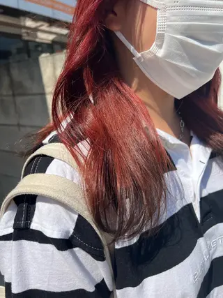 カラー イシイ ハルナ 🤍のヘアスタイル