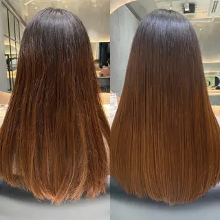 ロング ツバサ 髪質改善のヘアスタイル