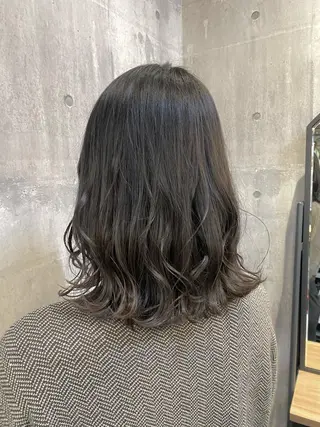 ミディアム カラー ヘアアレンジ 【縮毛矯正特化】 kyokaのヘアスタイル