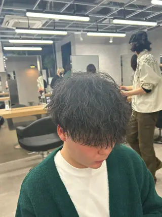 パーマ メンズ イケメン製造機 🔥上原沙羅🔥のヘアスタイル