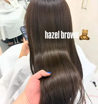 ロング カラー 🤍韓国ヘア アイナ🤍のヘアスタイル