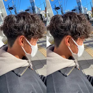 ショート パーマ 髪質改善カラー/店長 宮内秀峰のヘアスタイル