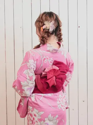 ミディアム ヘアアレンジ Rarely  beautyのヘアスタイル