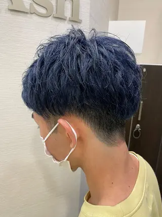 ショート カラー メンズ 🐾 Ash日暮里 ひろと🐾のヘアスタイル