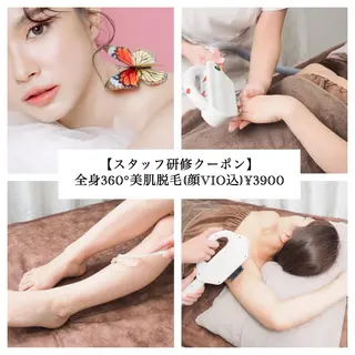 セミロング カラー パーマ ヘアアレンジ メンズ キッズ ネイル マツエク・マツパ アイブロウ Chloe-クロエ- 脱毛/フェイシャルのエステ・リラクイメージ