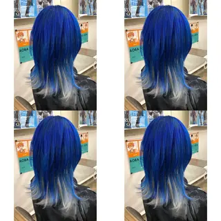 ミディアム カラー 推しカラー✨ オタク美容師ユウカのヘアスタイル