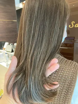 セミロング カラー 銀座 似合わせ◎ 櫻井将司のヘアスタイル