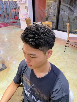 ショート パーマ 小松 千夏のヘアスタイル