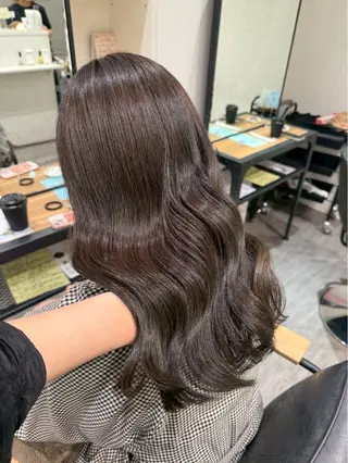 セミロング カラー nijika/ カラーモデル募集🫧のヘアスタイル
