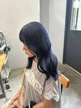 ミディアム カラー ROCCOeast Rukaのヘアスタイル