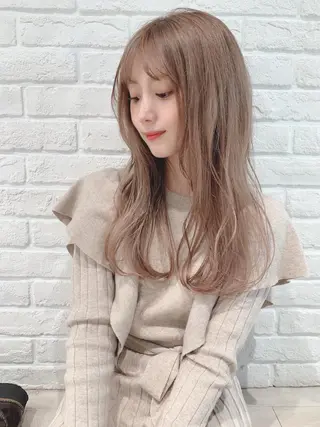 ロング カラー なりたいが叶う ながしまじゅんきのヘアスタイル