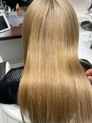 ロング 美髪矯正 ヨシダシンジのヘアスタイル