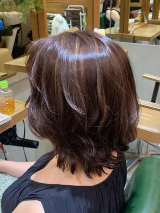 ミディアム カラー ✂️RIKUKI🎨 【駒込美容師🎀】のヘアスタイル