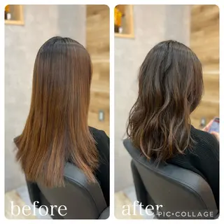 ロング Aguhair milo森山知幸のヘアスタイル