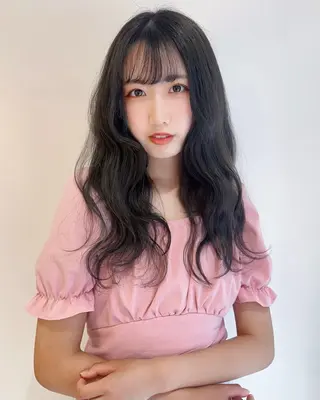 セミロング ally新百合ヶ丘 フジムラユウスケのヘアスタイル