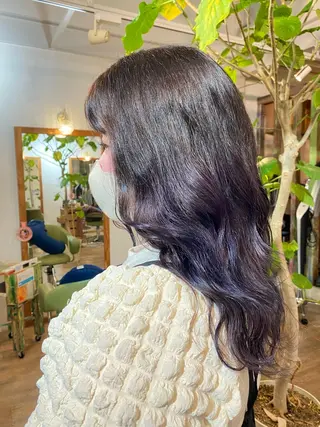 ロング カラー faith hair apros.所属・白上 愛佳のヘアスタイル
