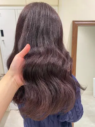 ロング カラー 暖色カラー /ヘアアレンジ/花鈴のヘアスタイル