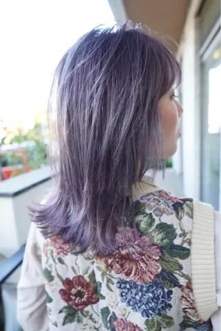 セミロング カラー パーマ ⭐️ボブ/ショート りゅうしんのヘアスタイル