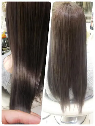 カラー ロング 増田 龍太のヘアスタイル