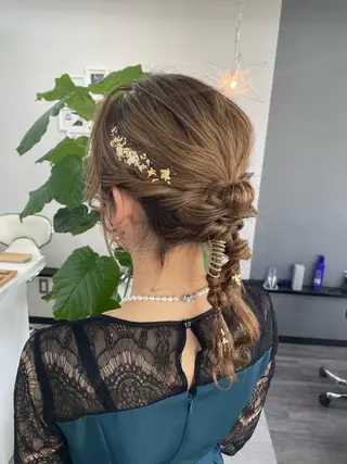 ヘアアレンジ オノ アカネのヘアスタイル