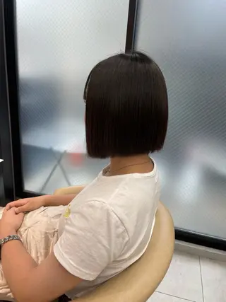 ショート 🫧美髪縮毛矯正🫧 ボブ🎀ひなのヘアスタイル