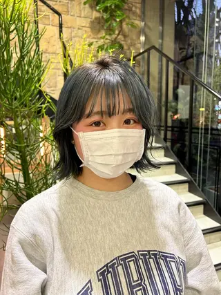 ショート チャンモリパーマ/韓 国/Minami🦋のヘアスタイル