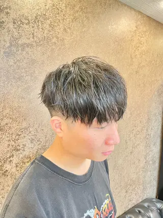 ショート メンズ メンズパーマ特化 カバヤマ　リョウのヘアスタイル