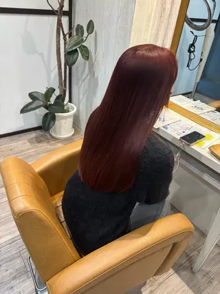 ロング カラー yui🥀/ボブ /暖色/レディースのヘアスタイル