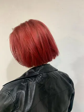 ショート カラー ブリーチ/アレンジ 天満/chihiroのヘアスタイル