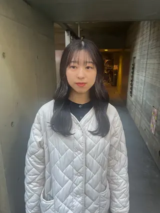 セミロング 【ボブ.髪質改善. カラー】midoのヘアスタイル