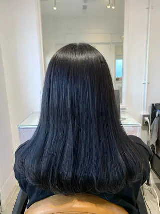 セミロング カラー ヘアアレンジ メンズ ネイル Sia中野新橋 『JUNYA』のヘアスタイル