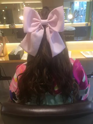 ロング カラー パーマ ヘアアレンジ メンズパーマの巨匠 鈴木純のヘアスタイル