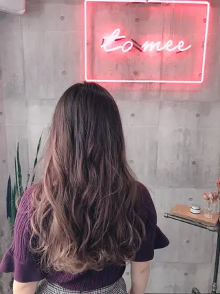 ロング カラー supbytomee所属・カラー特化型サロン #SUP.のヘアスタイル