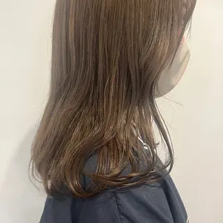 ロング カラー 透明感カラー、 アレンジ/miyuのヘアスタイル