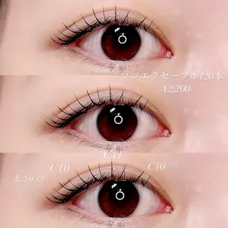 マツエク・マツパ 🎀立川束感マツエク まゆみ🎀のマツエク・マツパデザイン