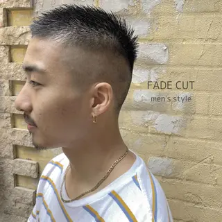 ショート メンズ CLUTCH天王寺 西藤遥河のヘアスタイル