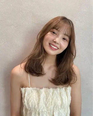 セミロング 磯部 拓磨のヘアスタイル