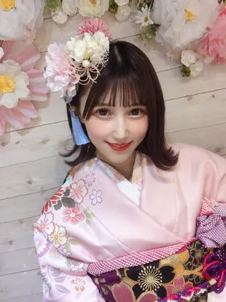 ヘアアレンジ Hair and Make Encourage所属・ヘアメイク エンカレッジのヘアスタイル