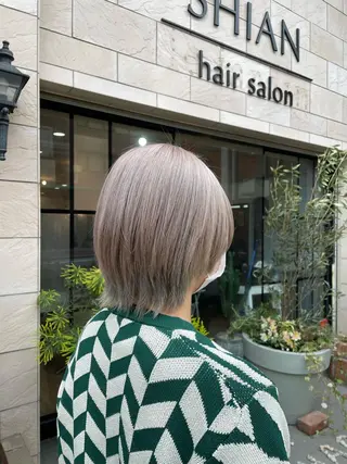 ショート カラー SHIAN橋本店 おぐちまほのヘアスタイル