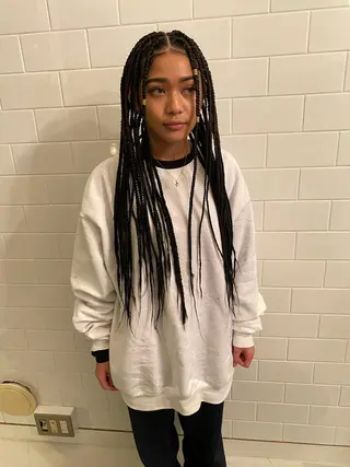 ロング カラー パーマ ヘアアレンジ キッズ ネイル マツエク・マツパ 中元 淳のヘアスタイル