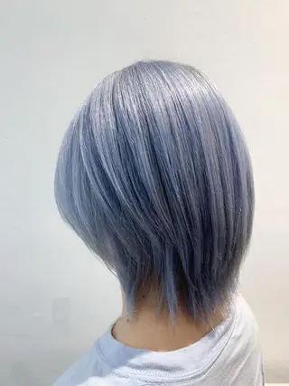 ショート メンズ THE./ブリーチ 透感カラー/髪質改善のヘアスタイル