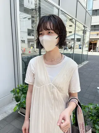 ショート パーマ ショート/パーマ/ カラー/FUKOのヘアスタイル