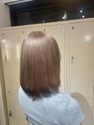 カラー ハイトーン艶カラー 💎あやめ🎀のヘアスタイル