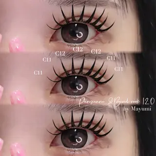 マツエク・マツパ 🎀立川束感マツエク まゆみ🎀のマツエク・マツパデザイン