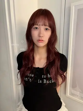 ロング カラー riria🎀カット /透明感カラーのヘアスタイル