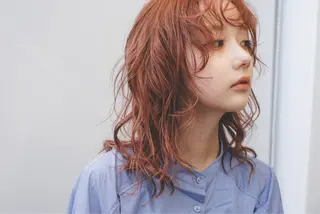 セミロング カラー パーマ fifth天神大名メンズサロン(フィフス)所属・fifth天神パーマ 特化/大田宗一朗のヘアスタイル